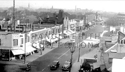 Thornton Heath, London Road c1955, Surrey